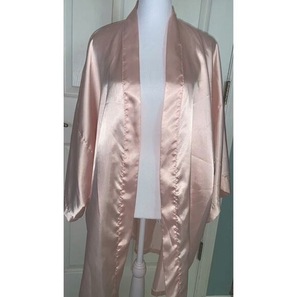 vintage victoria secret satin Kimono robe Gold Label - Picture 1 of 3